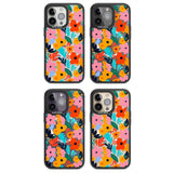 Floral Fiesta Magsafe Black Impact Phone Case for iPhone 13 Pro, iPhone 14 Pro, iPhone 15 Pro