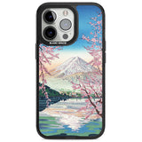 Mt. Fuji from Lake Kawaguchi Magsafe Black Impact Phone Case for iPhone 13 Pro, iPhone 14 Pro, iPhone 15 Pro