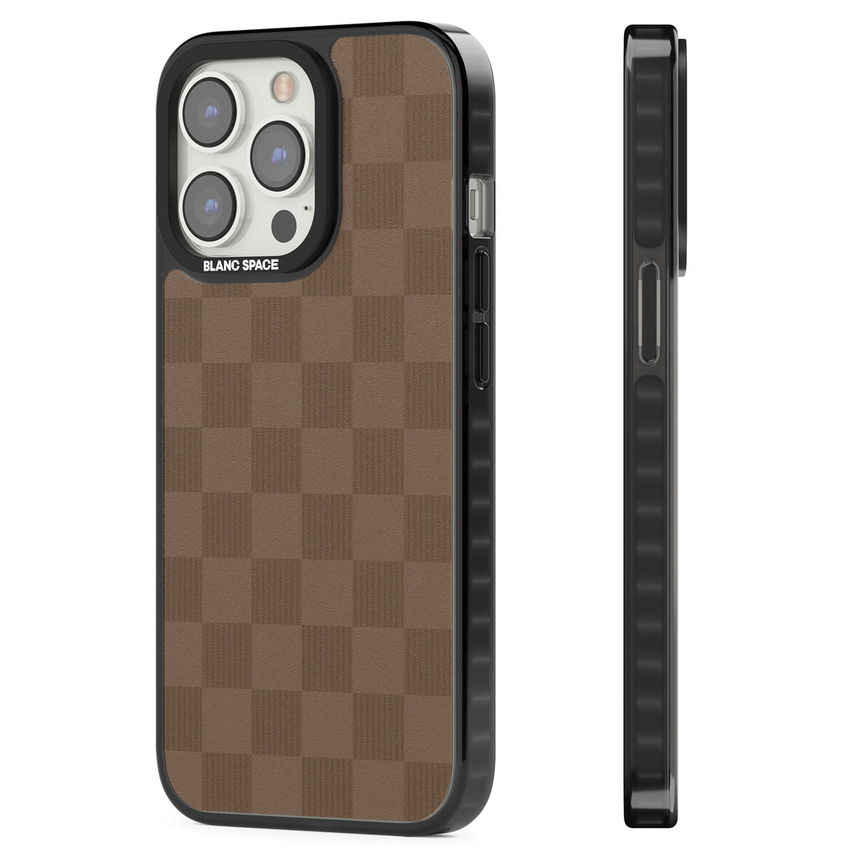 CHOCOLATE CHECKERED Magsafe Black Impact Phone Case for iPhone 13 Pro, iPhone 14 Pro, iPhone 15 Pro