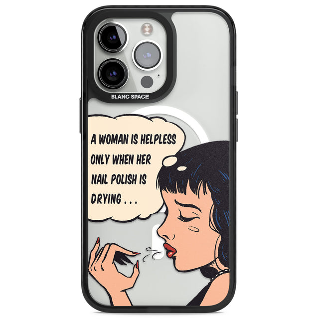 Drying Nails - Pop Art Magsafe Black Impact Phone Case for iPhone 13 Pro, iPhone 14 Pro, iPhone 15 Pro