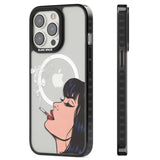 Stress Relief - Pop Art Magsafe Black Impact Phone Case for iPhone 13 Pro, iPhone 14 Pro, iPhone 15 Pro