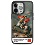 Napoleon Crossing the Alps Magsafe Black Impact Phone Case for iPhone 13 Pro, iPhone 14 Pro, iPhone 15 Pro