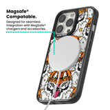 Fierce Jungle Tigers Magsafe Black Impact Phone Case for iPhone 13 Pro, iPhone 14 Pro, iPhone 15 Pro