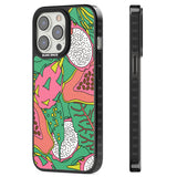 Psychedelic Salad Magsafe Black Impact Phone Case for iPhone 13 Pro, iPhone 14 Pro, iPhone 15 Pro