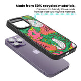 Psychedelic Salad Magsafe Black Impact Phone Case for iPhone 13 Pro, iPhone 14 Pro, iPhone 15 Pro