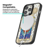 Celestial Zodiac - Cancer Magsafe Black Impact Phone Case for iPhone 13 Pro, iPhone 14 Pro, iPhone 15 Pro