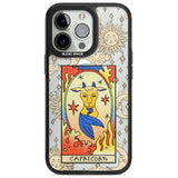 Celestial Zodiac - Capricorn Magsafe Black Impact Phone Case for iPhone 13 Pro, iPhone 14 Pro, iPhone 15 Pro