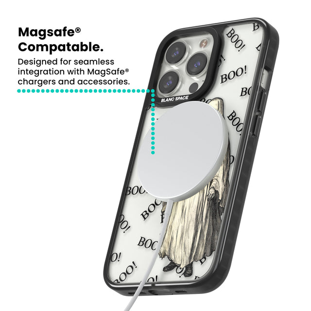 Light the Way Magsafe Black Impact Phone Case for iPhone 13 Pro, iPhone 14 Pro, iPhone 15 Pro