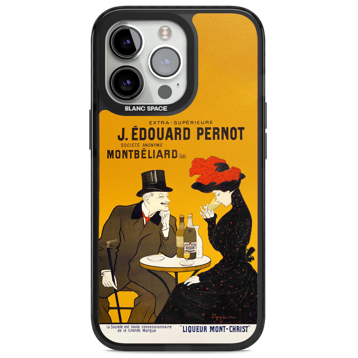 Absinthe, J.Edouard Pernot Poster Magsafe Black Impact Phone Case for iPhone 13 Pro, iPhone 14 Pro, iPhone 15 Pro