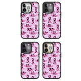 Cow-Girl Pattern Magsafe Black Impact Phone Case for iPhone 13 Pro, iPhone 14 Pro, iPhone 15 Pro