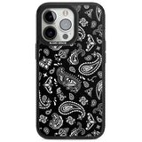 Black Bandana Magsafe Black Impact Phone Case for iPhone 13 Pro, iPhone 14 Pro, iPhone 15 Pro