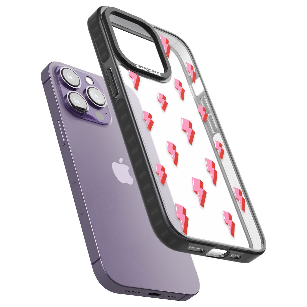 Pink Bolt PatternPhone Case for iPhone 14 Pro