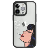 Stress Relief - Pop Art Black Impact Phone Case for iPhone 13 Pro, iPhone 14 Pro, iPhone 15 Pro