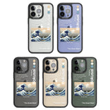 The Great Wave Black Impact Phone Case for iPhone 13 Pro, iPhone 14 Pro, iPhone 15 Pro