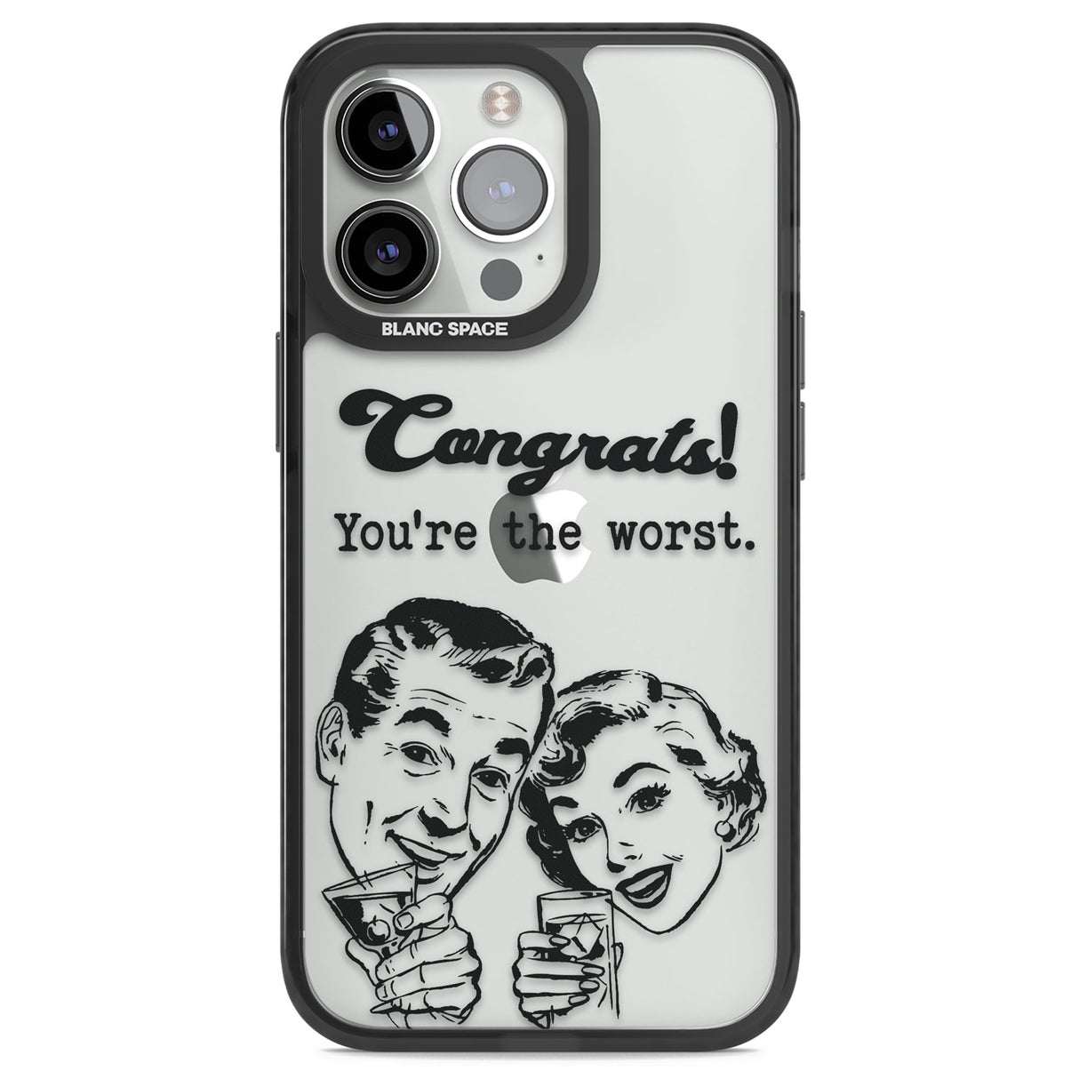 Congrats! You're the worst Black Impact Phone Case for iPhone 13 Pro, iPhone 14 Pro, iPhone 15 Pro