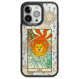 Celestial Zodiac - Leo Black Impact Phone Case for iPhone 13 Pro, iPhone 14 Pro, iPhone 15 Pro