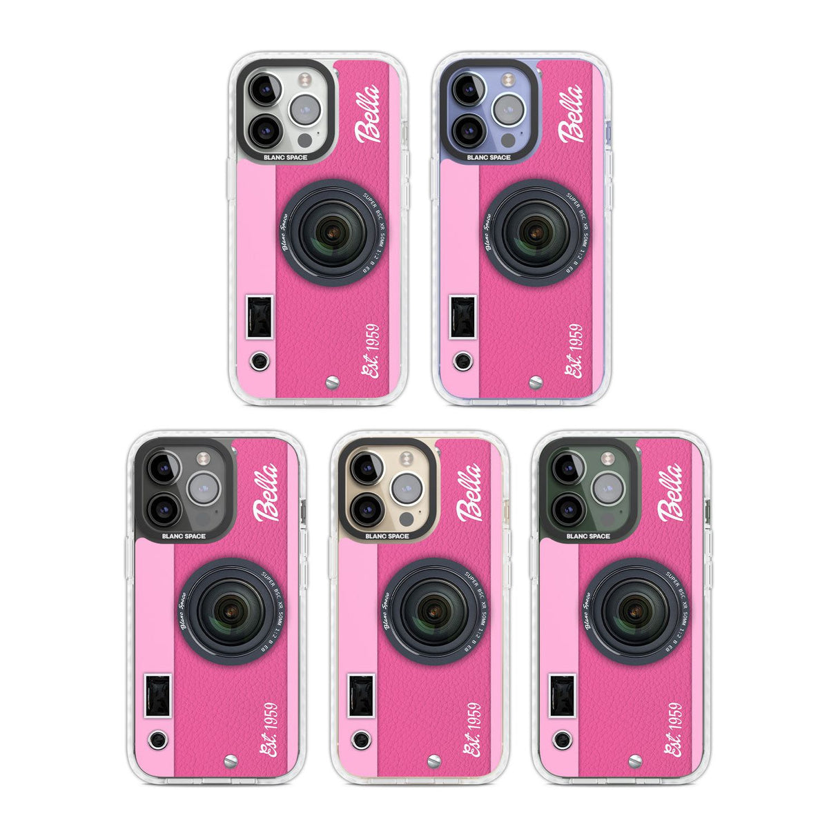 Personalised Pink Dream CameraPhone Case for iPhone 14 Pro