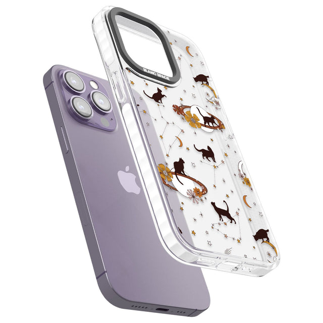 Halloween Skulls and FlowersPhone Case for iPhone 14 Pro