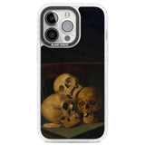 Still Life of Three Skulls Clear Impact Phone Case for iPhone 13 Pro, iPhone 14 Pro, iPhone 15 Pro