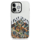 London Clear Impact Phone Case for iPhone 13 Pro, iPhone 14 Pro, iPhone 15 Pro