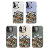 London Clear Impact Phone Case for iPhone 13 Pro, iPhone 14 Pro, iPhone 15 Pro