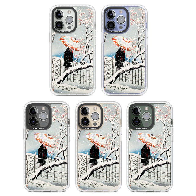 Plum Tree in Snow by Hiroaki Takahashi Clear Impact Phone Case for iPhone 13 Pro, iPhone 14 Pro, iPhone 15 Pro