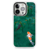 Koi Fish Clear Impact Phone Case for iPhone 13 Pro, iPhone 14 Pro, iPhone 15 Pro