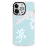 Dreams & Cherry Blossom Clear Impact Phone Case for iPhone 13 Pro, iPhone 14 Pro, iPhone 15 Pro