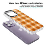 Pumpkin Plaid Magsafe Impact Phone Case for iPhone 13 Pro, iPhone 14 Pro, iPhone 15 Pro