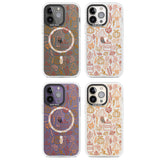 Autumn Line Pattern Magsafe Impact Phone Case for iPhone 13 Pro, iPhone 14 Pro, iPhone 15 Pro