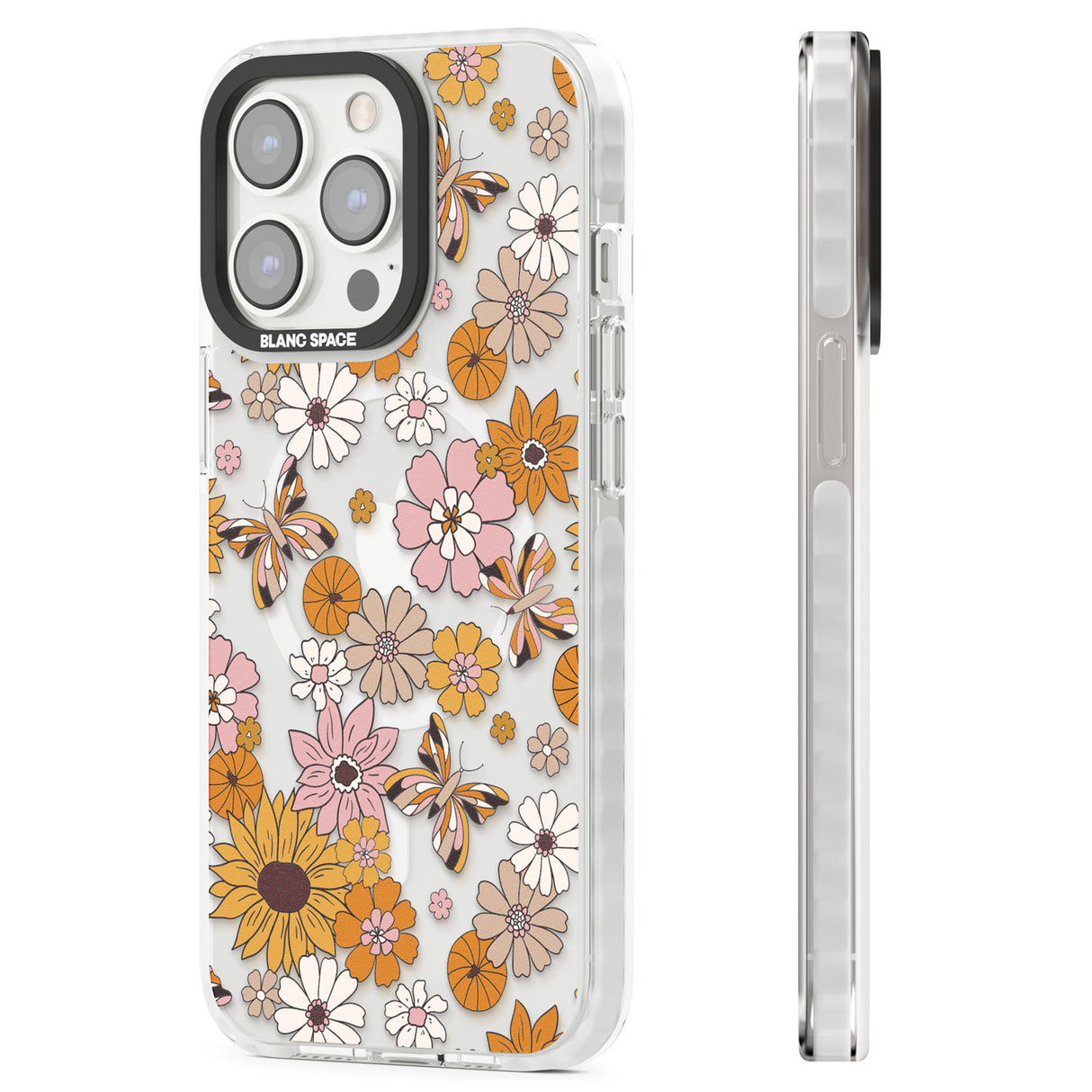 Butterfly & Bloom Autumn Floral Magsafe Impact Phone Case for iPhone 13 Pro, iPhone 14 Pro, iPhone 15 Pro