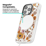 Butterfly & Bloom Autumn Floral Magsafe Impact Phone Case for iPhone 13 Pro, iPhone 14 Pro, iPhone 15 Pro