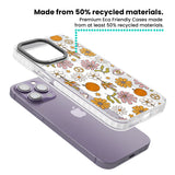 Retro Boho Fall Floral Magsafe Impact Phone Case for iPhone 13 Pro, iPhone 14 Pro, iPhone 15 Pro