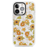 Boho Sunflowers Magsafe Impact Phone Case for iPhone 13 Pro, iPhone 14 Pro, iPhone 15 Pro