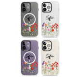 Personalised Spring Wildflowers Magsafe Impact Phone Case for iPhone 13 Pro, iPhone 14 Pro, iPhone 15 Pro