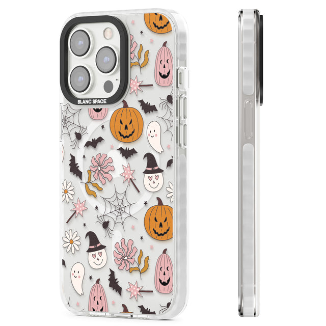 Spooky Mix Magsafe Impact Phone Case for iPhone 13 Pro, iPhone 14 Pro, iPhone 15 Pro