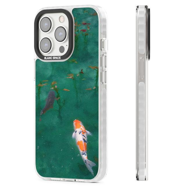 Koi Fish Magsafe Impact Phone Case for iPhone 13 Pro, iPhone 14 Pro, iPhone 15 Pro