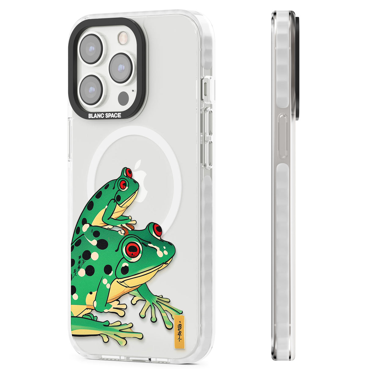 Matsumoto Hoji Frog Green Magsafe Impact Phone Case for iPhone 13 Pro, iPhone 14 Pro, iPhone 15 Pro