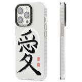 Japanese Kanji - Love Magsafe Impact Phone Case for iPhone 13 Pro, iPhone 14 Pro, iPhone 15 Pro