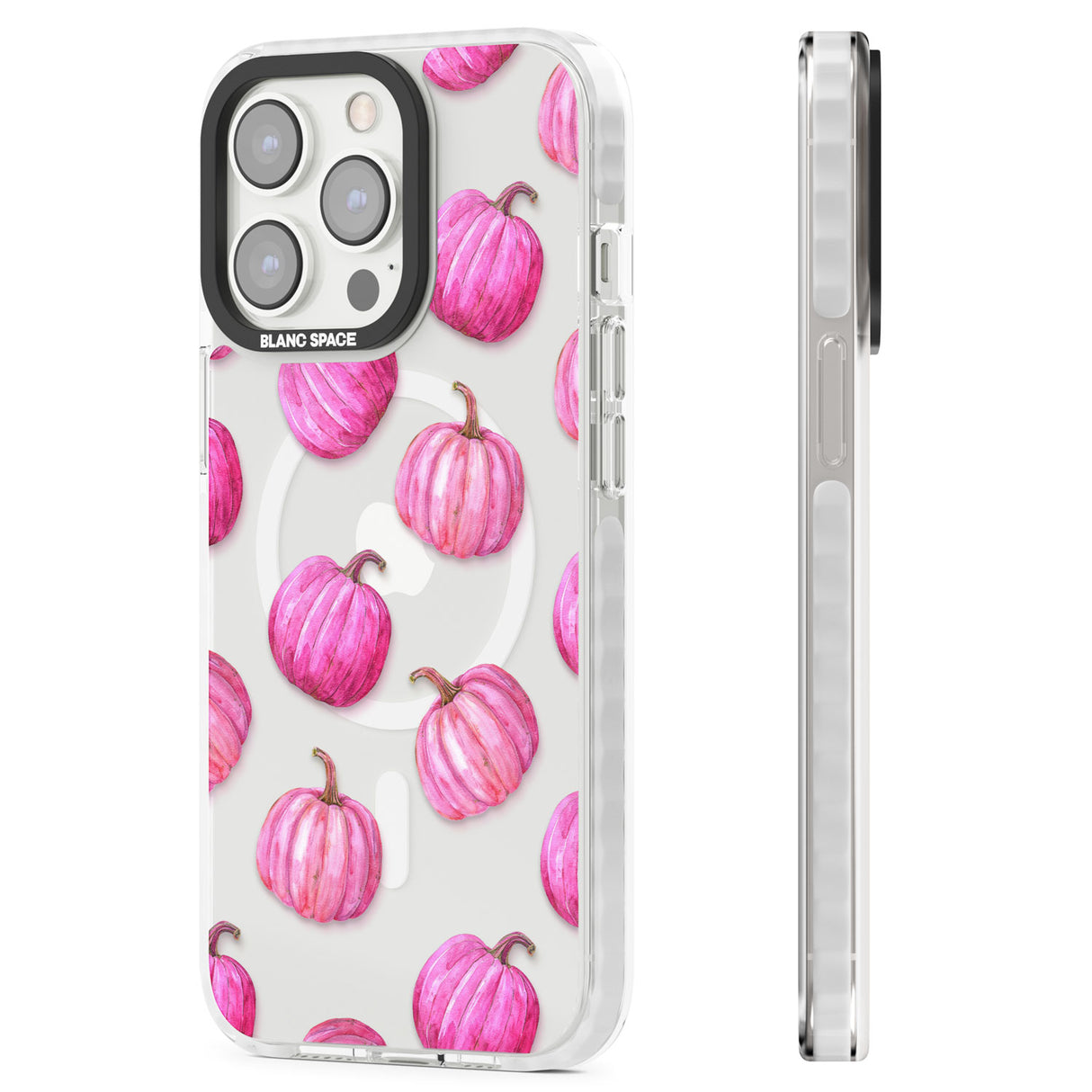 Pink Pumpkins Magsafe Impact Phone Case for iPhone 13 Pro, iPhone 14 Pro, iPhone 15 Pro