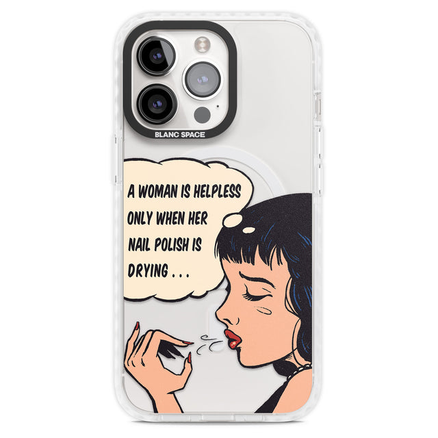 Drying Nails - Pop Art Magsafe Impact Phone Case for iPhone 13 Pro, iPhone 14 Pro, iPhone 15 Pro