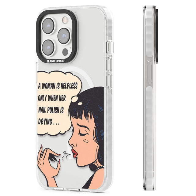 Drying Nails - Pop Art Magsafe Impact Phone Case for iPhone 13 Pro, iPhone 14 Pro, iPhone 15 Pro