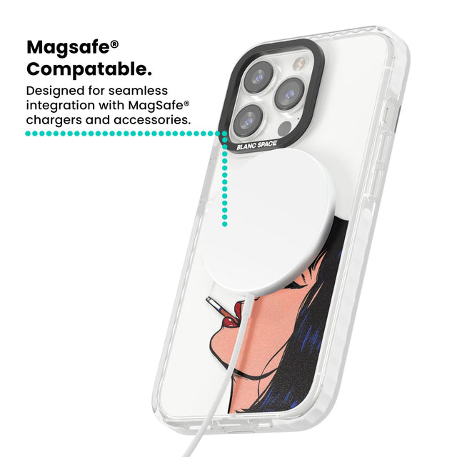 Stress Relief - Pop Art Magsafe Impact Phone Case for iPhone 13 Pro, iPhone 14 Pro, iPhone 15 Pro