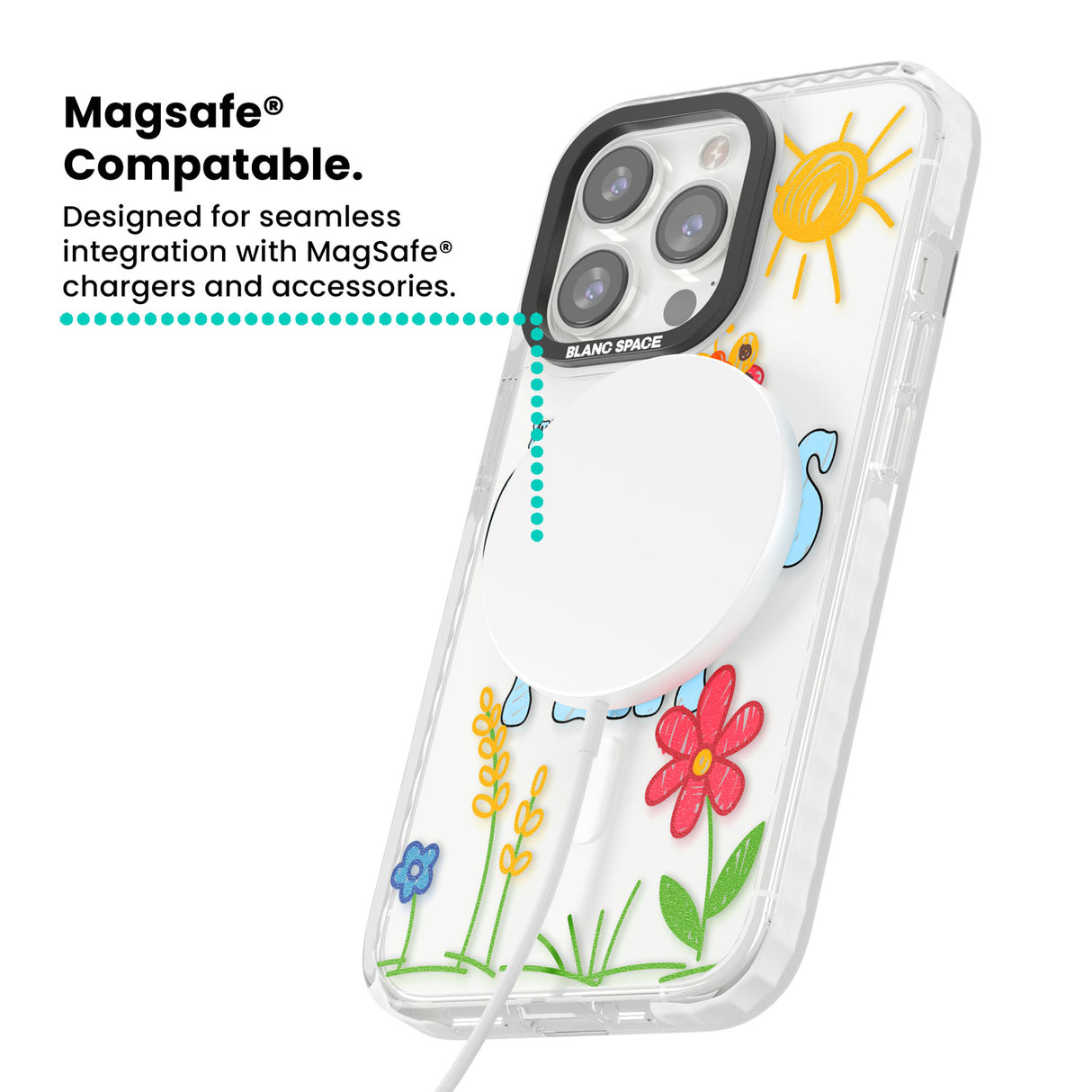  Magsafe Impact Phone Case for iPhone 13 Pro, iPhone 14 Pro, iPhone 15 Pro