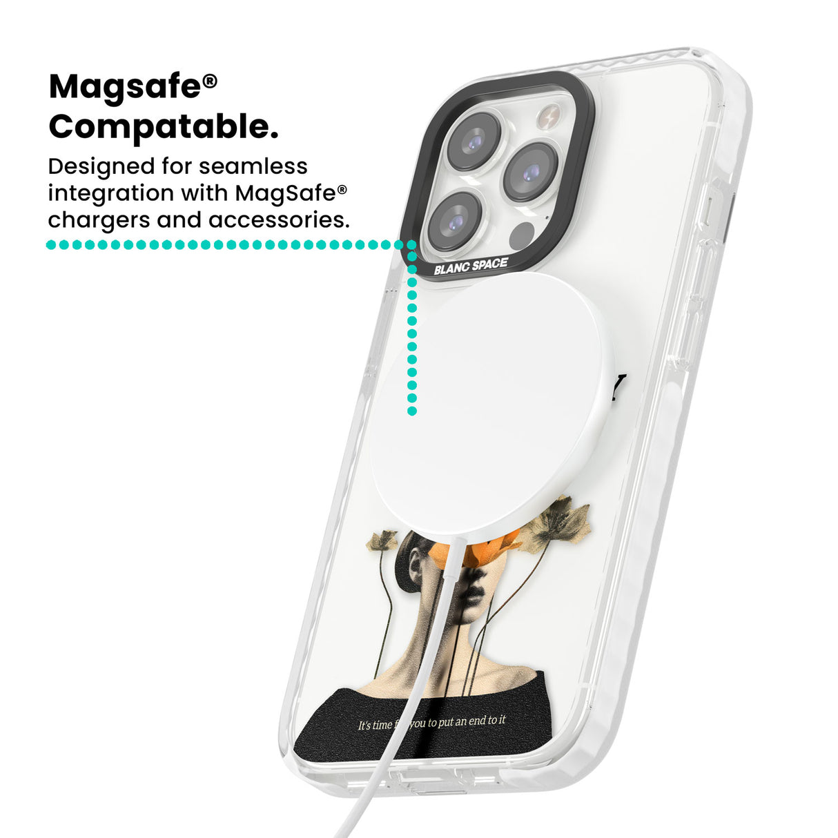  Magsafe Impact Phone Case for iPhone 13 Pro, iPhone 14 Pro, iPhone 15 Pro