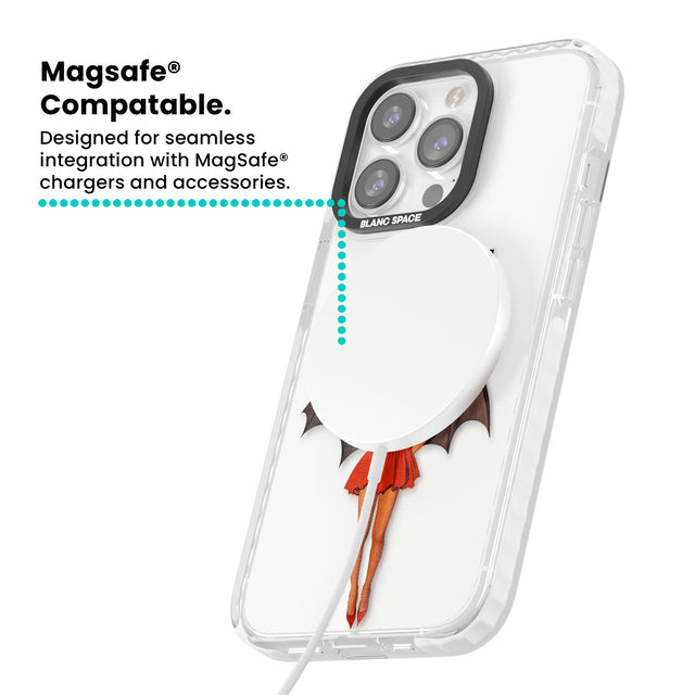 Hell Isn't As Spicy As Me Magsafe Impact Phone Case for iPhone 13 Pro, iPhone 14 Pro, iPhone 15 Pro