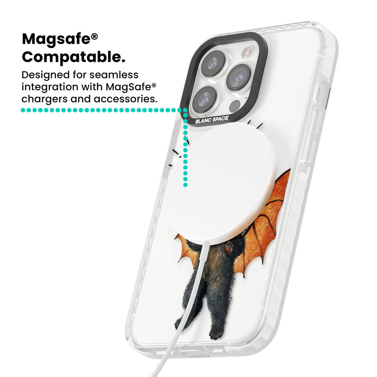 MEOW! Magsafe Impact Phone Case for iPhone 13 Pro, iPhone 14 Pro, iPhone 15 Pro