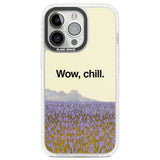 Wow, chill Clear Impact Phone Case for iPhone 13 Pro, iPhone 14 Pro, iPhone 15 Pro