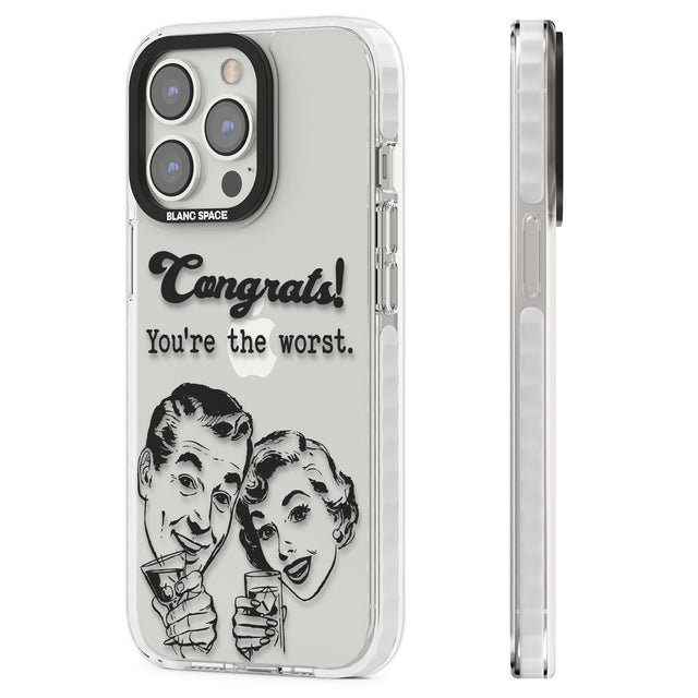 Congrats! You're the worst Clear Impact Phone Case for iPhone 13 Pro, iPhone 14 Pro, iPhone 15 Pro