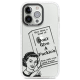 "Don't Give a F*ckio's" Cereal Clear Impact Phone Case for iPhone 13 Pro, iPhone 14 Pro, iPhone 15 Pro